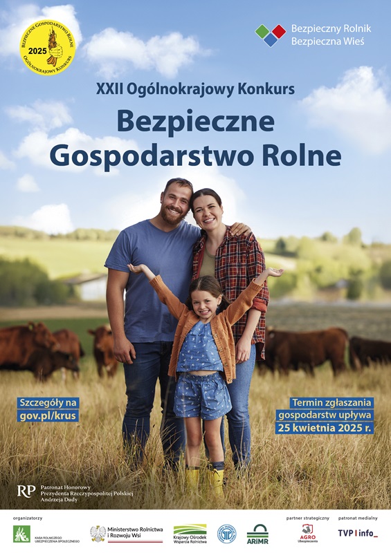 Konkurs Bezpieczne Gospodarstwo Rolne 2025