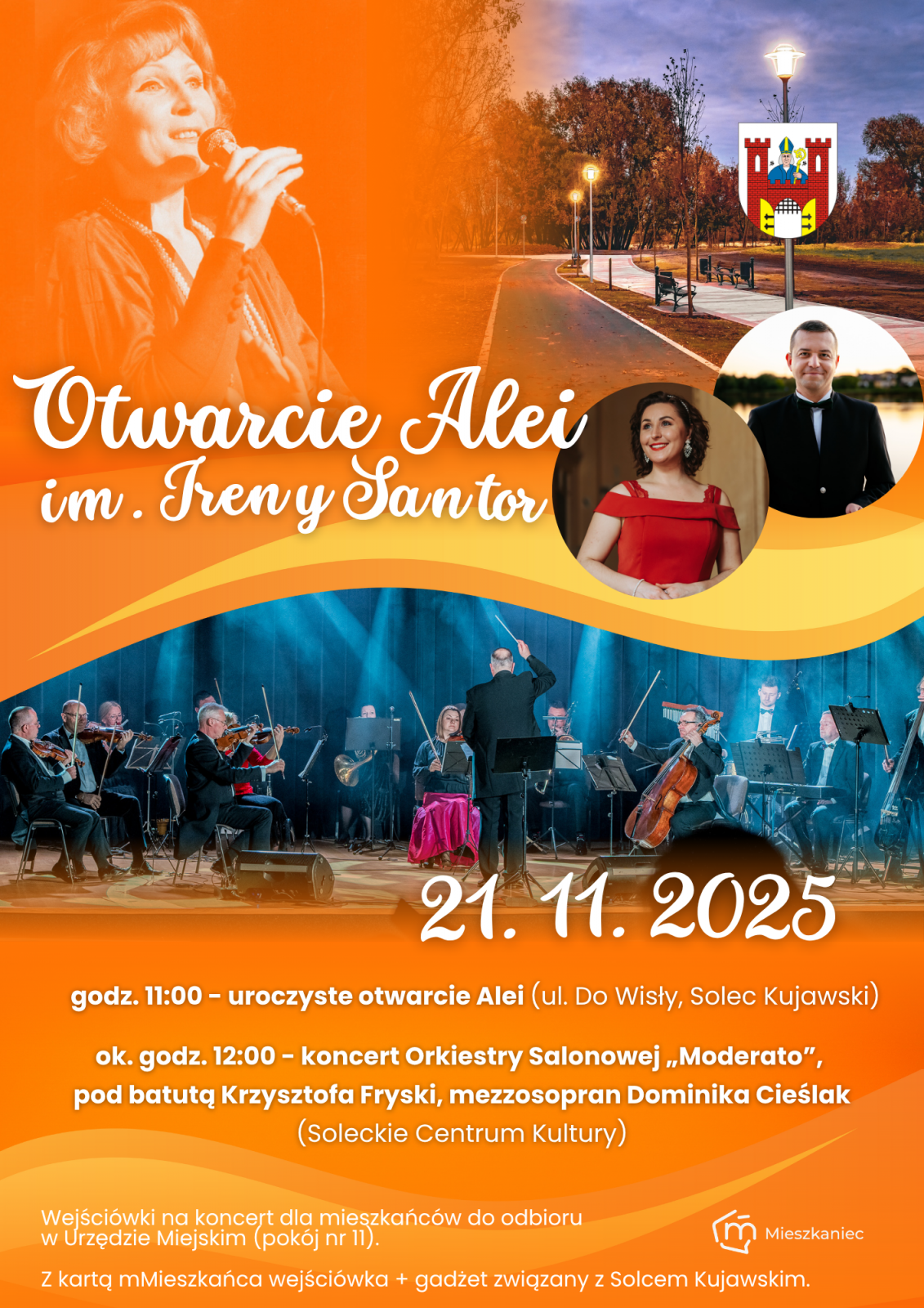 Otwarcie Alei im. Ireny Santor