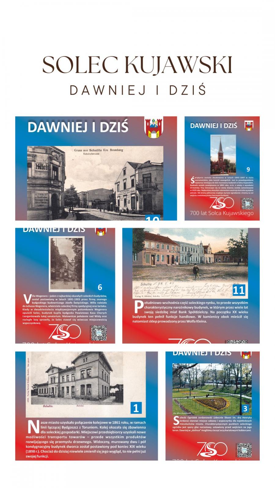 Pierwsza strona prezentacji z kilkoma fragmentami plansz