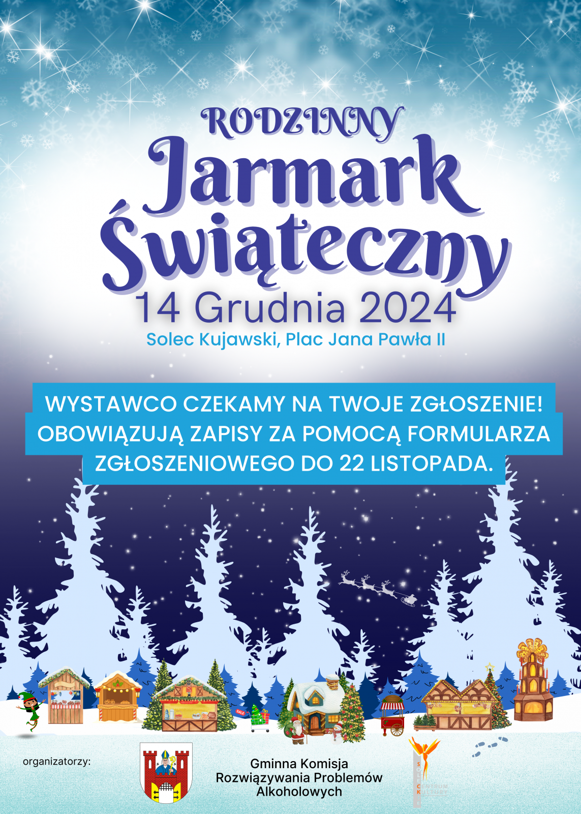 Plakat Rodzinny Jarmark Świąteczny