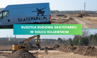  Ruszyła budowa skateparku w Solcu Kujawskim