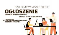 Nabór na stanowisko urzędnicze – Inspektor ds. zarządzania kryzysowego i obrony cywilnej