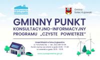 Plakat z informacją o punkcie konsultacyjnym