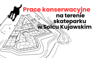 Prace konserwacyjne na Skateparku