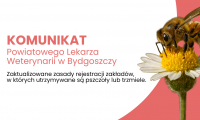 Obowiązek rejestracji zakładów, w których utrzymywane są pszczoły lub trzmiele