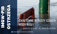 Gwałtowne wzrosty stanów wody