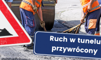 Ruch w tunelu przywrócony