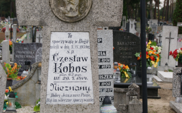 Grób Czesława Kobosa