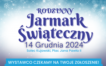 Plakat Rodzinnego Jarmarku Świątecznego
