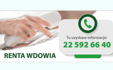 Renta wdowia -  KRUS uruchomił infolinię!