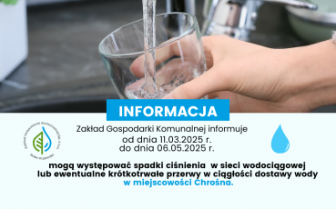 PRACE MODERNIZACYJNE NA STACJI UZDATNIANIA WODY W CHROŚNIE
