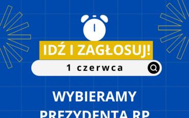 Plakat zachęcający do głosowania.
