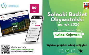 Ruszyło głosowanie w Soleckim Budżecie Obywatelskim!