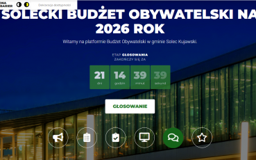 Głosuj w Soleckim Budżecie Obywatelskim