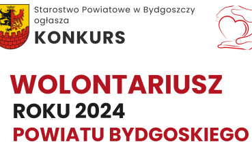 Wolontariusz Roku 2024 Powiatu Bydgoskiego