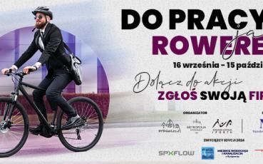 Do pracy jadę rowerem