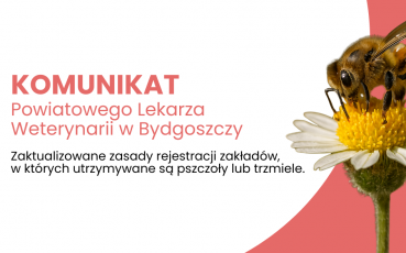 Obowiązek rejestracji zakładów, w których utrzymywane są pszczoły lub trzmiele