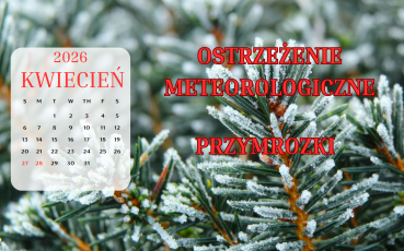 Otrzeżenie meteorologiczne - przymrozki