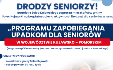 Programu zapobiegania upadkom dla seniorów 