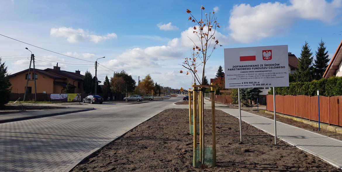 Nowa ulica na Osiedlu Leśnym.