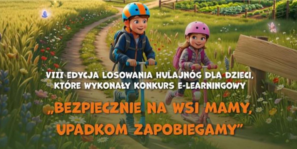 VIII losowanie hulajnóg dla dzieci rolników