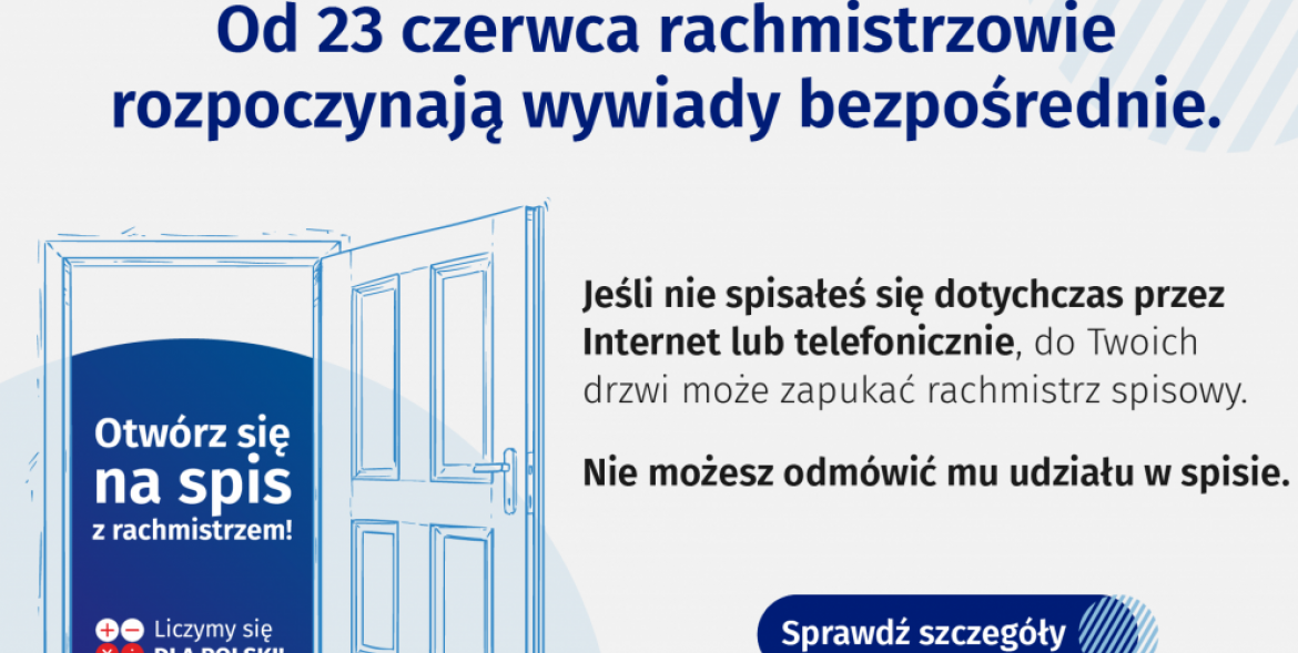 Od  23 czerwca Rachmistrz wyjdzie w teren!!!