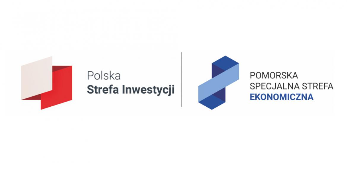 Logo Pomorskiej Specjalnej Strefy Ekonomicznej.