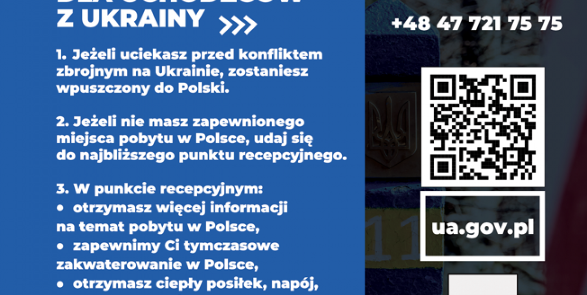 Pomoc dla obywateli Ukrainy - Infolinia