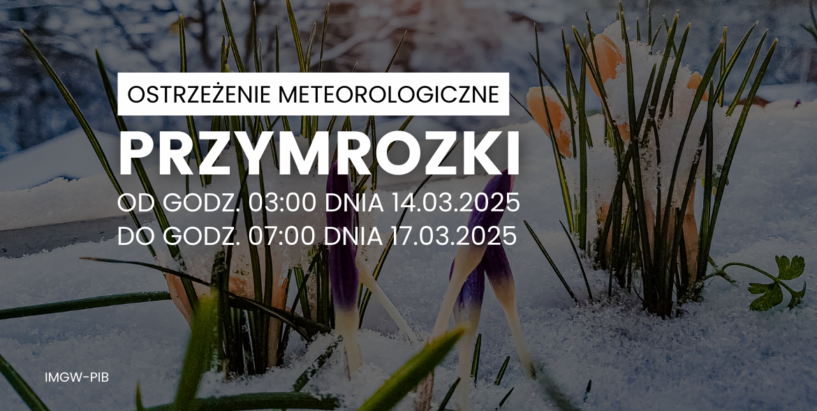 Ostrzeżenie meteorologiczne - Przymrozki