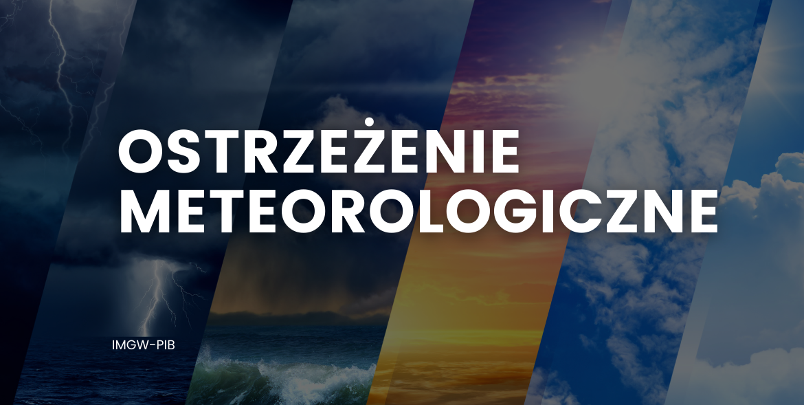 Ostrzeżenie meteorologiczne baner