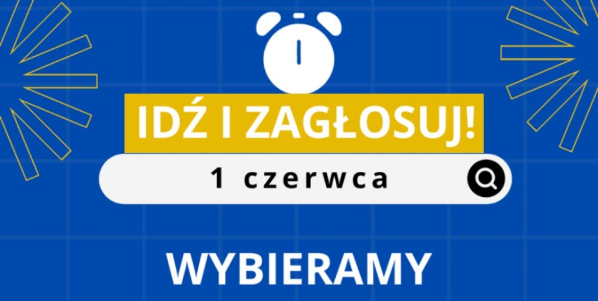 Plakat zachęcający do głosowania.