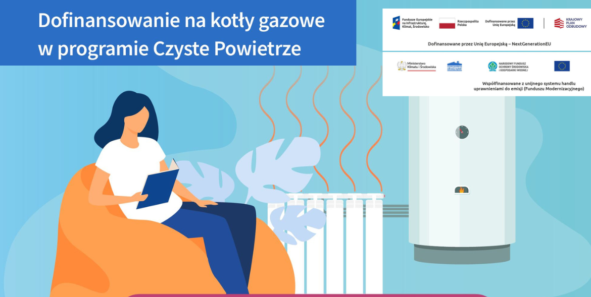 Dofinansowanie na kotły gazowe w programie Czyste Powietrze