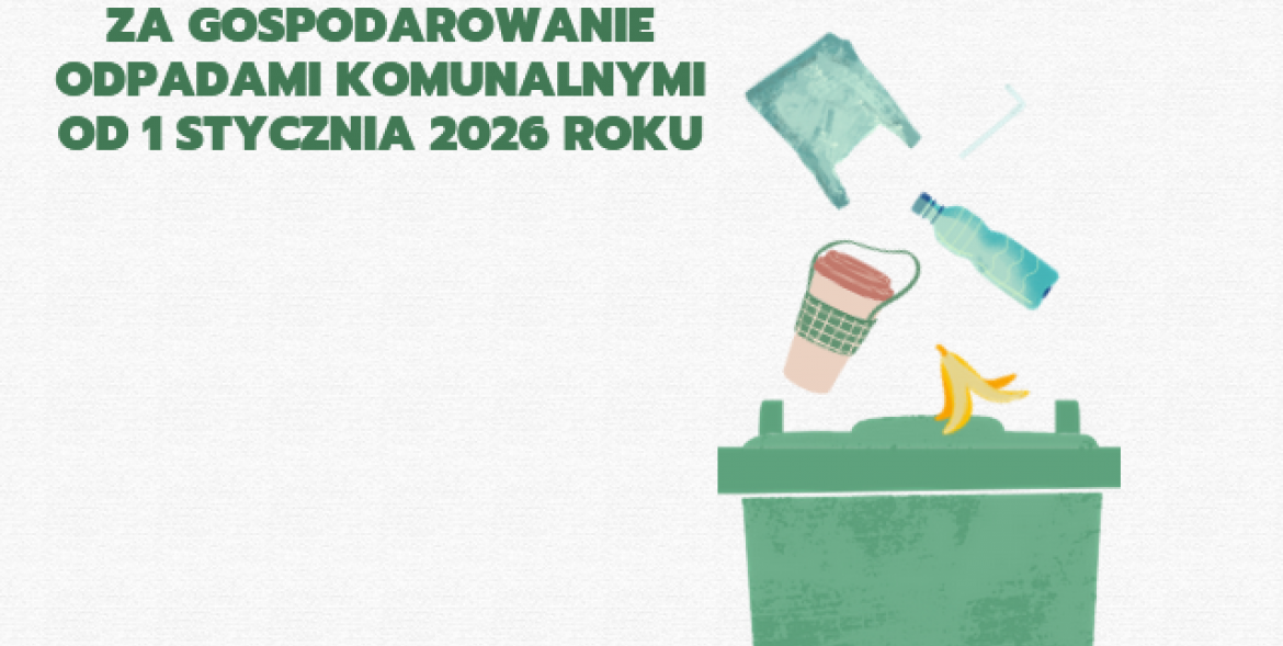 Stawka opłaty za gospodarowanie odpadami komunalnymi od 1 stycznia 2026