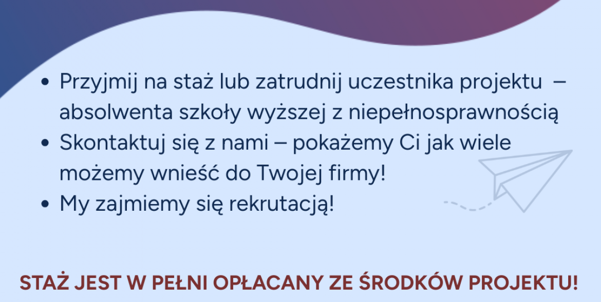  „Dyplom i co dalej? Absolwenci z niepełnosprawnościami na rynku pracy”