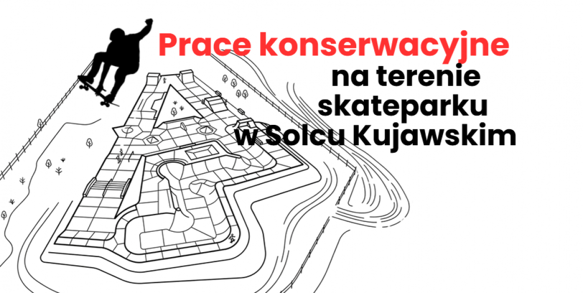 Prace konserwacyjne na Skateparku