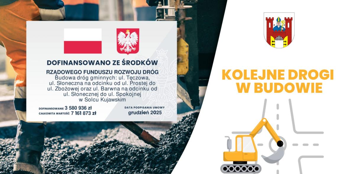 Kolejne drogi w budowie