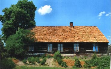 Olęderska chałupa zbudowana w 1874 r. w Przyłubiu