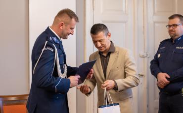 Pożegnanie Komendanta Policji w Solcu Kujawskim