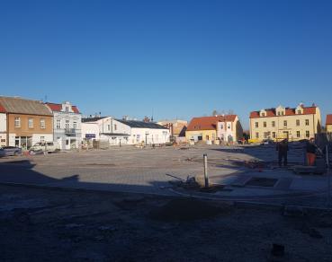 Modernizowany pl. jana Pawła II.