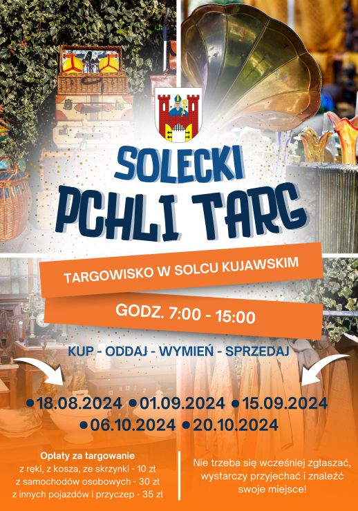 Plakat - solecki Pchli Targ 18.08.24