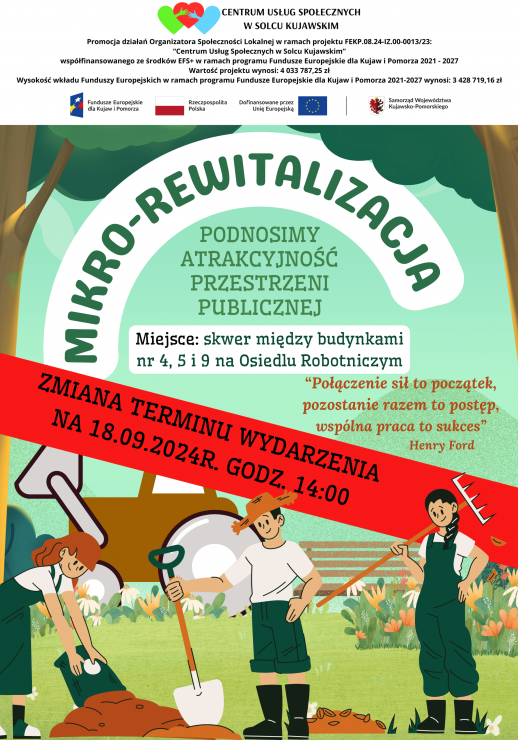 Plakat - mikro rewitalizacja