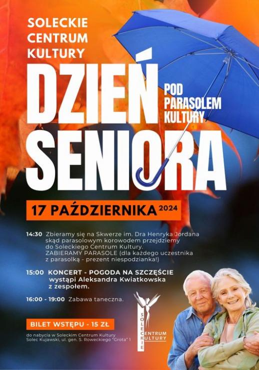 Plakat - Dzień Seniora Pod Parasolem Kultury