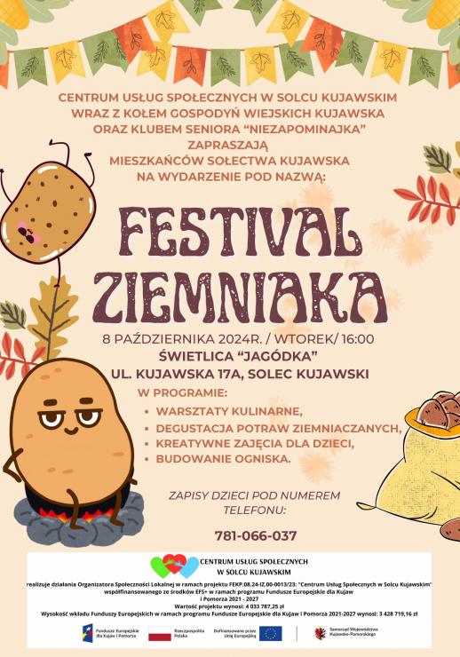 Plakat - festiwal ziemniaka