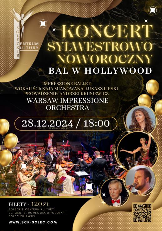 Plakat Koncert Sylwestrowo-Noworoczny