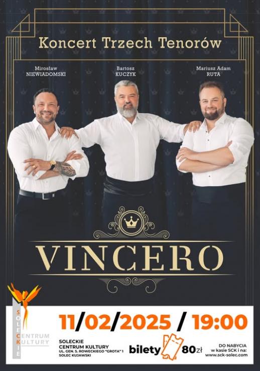 Koncert Trzech Tenorów – Vincero