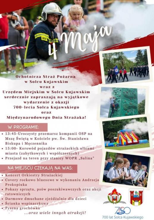 Obchody Dnia Strażaka i 700-lecia Solca Kujawskiego