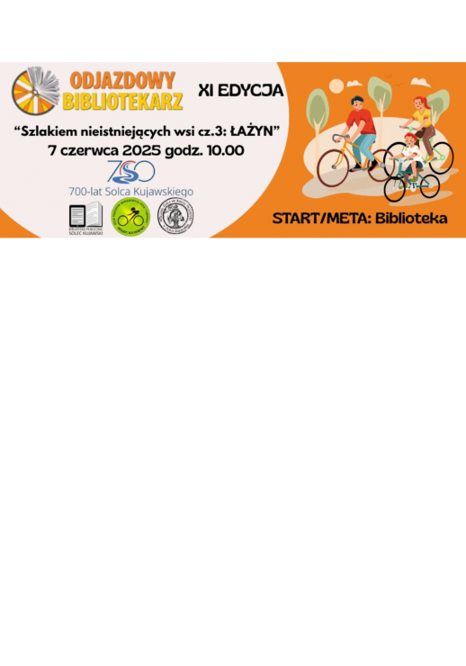 Rajd rowerowy - XI Odjazdowy Bibliotekarz