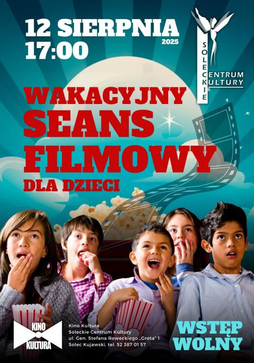 Wakacyjny seans filmowy dla dzieci
