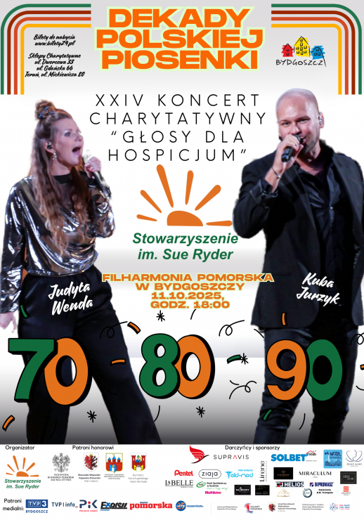 XXIV Koncert Charytatywny „Głosy dla Hospicjum” – Dekady Polskiej Piosenki