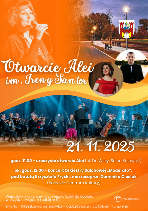 Otwarcie Alei im. Ireny Santor